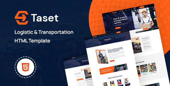 Taset - Logistic & Transportation HTML Template