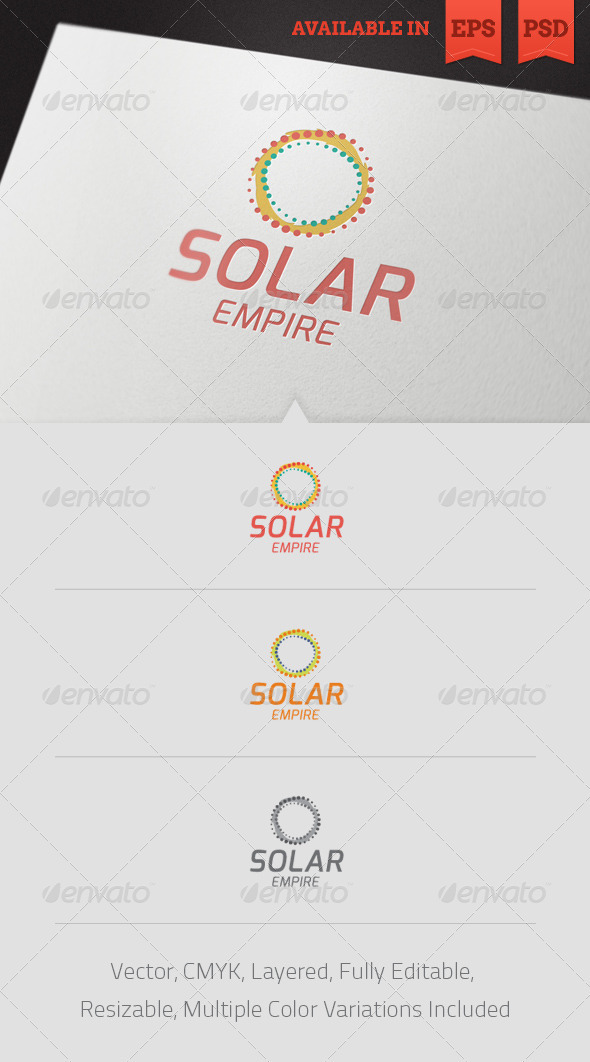 Solar Empire Logo Template - Abstract Logo Templates
