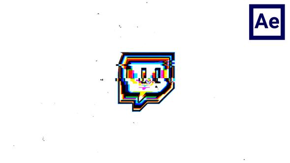 Minimal Cyber Glitch Logo