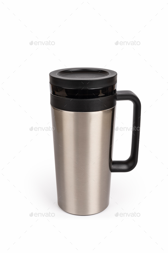 stainless steel vacuum cup isolated