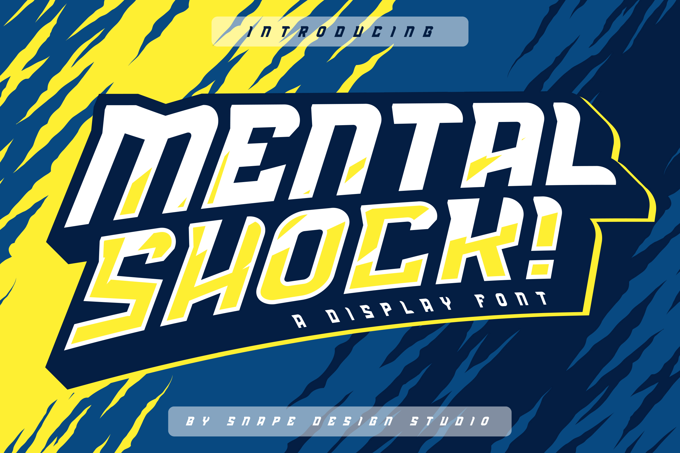 Mental Shock Font by snapedsgn GraphicRiver