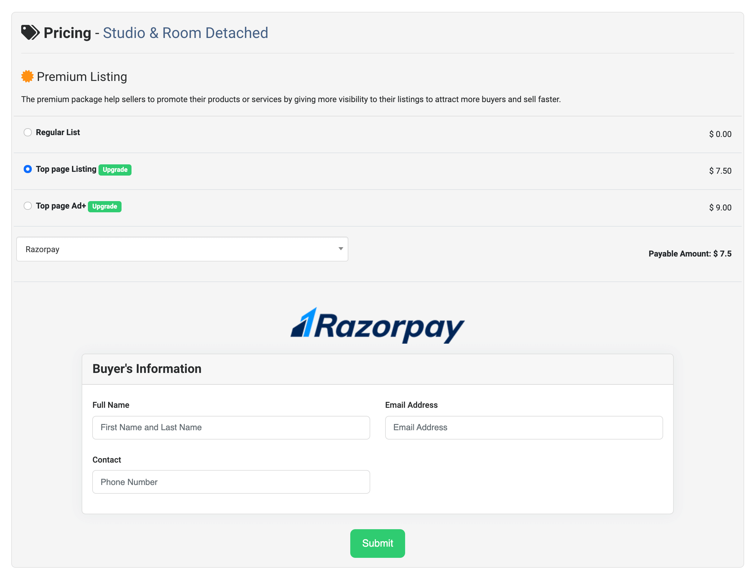 Razorpay Payment Gateway Plugin By Bedigitcom Codecanyon 5174