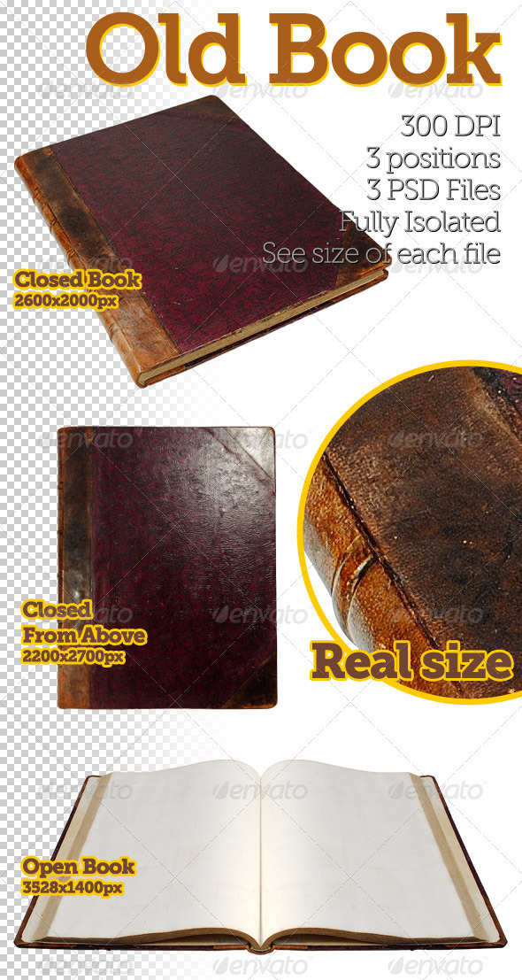 Old Book - Miscellaneous Isolated Objects