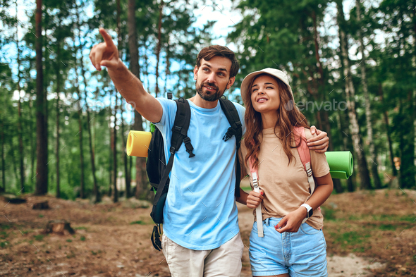 Family on vacation in the forest Stock Photo by ORION_production ...