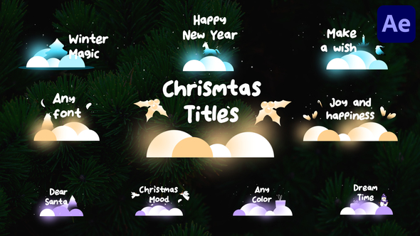 Christmas Titles for After Effects