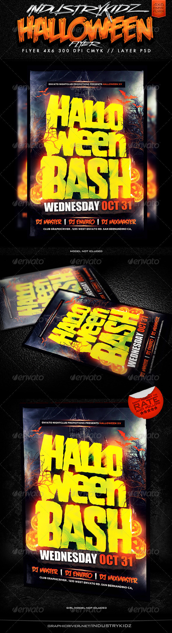Halloween Bash Flyer Template - Holidays Events