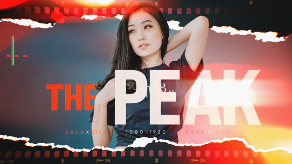 Peak Modern Vintage Gradient Typography Opener Promotion Storie