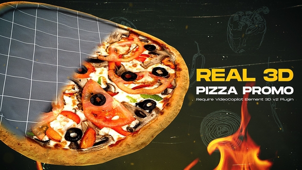 Real 3D Pizza Modern Promo