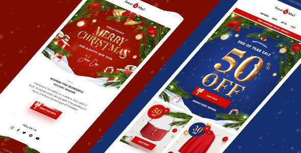 FeastMail 3 – Responsive Christmas Email Template