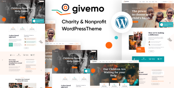 Givemo – Charity & Nonprofit WordPress Theme