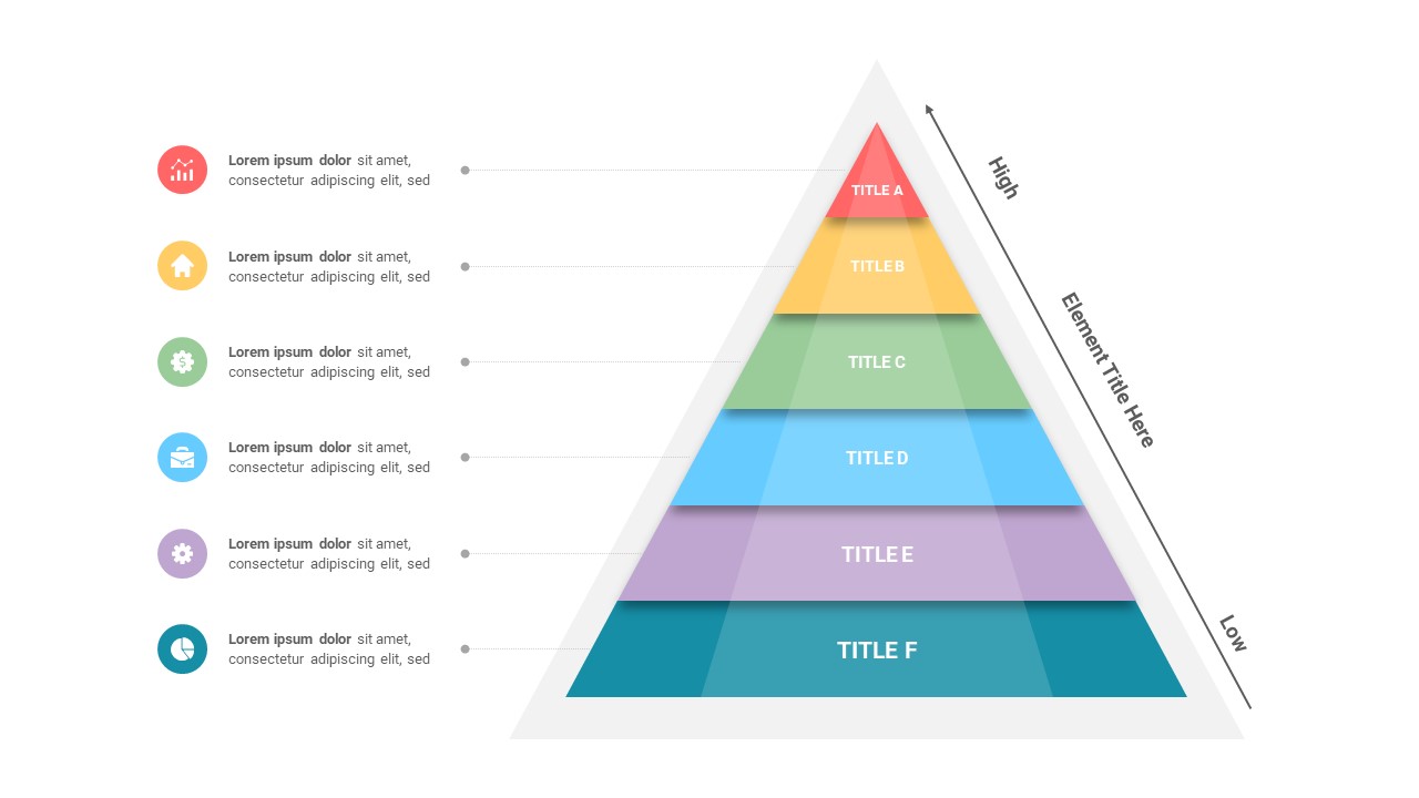 Pyramid Infographics Keynote Presentation Template Diagrams 