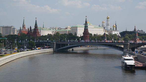 Grand Kremlin Palace In Moscow