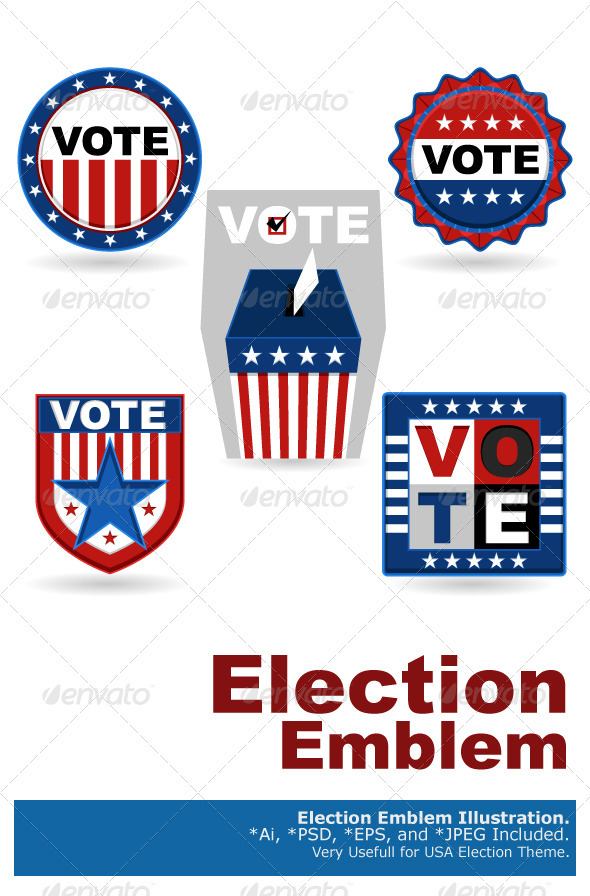 Election Emblem - Decorative Symbols Decorative