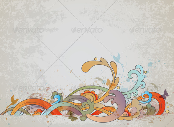 Retro Background - Backgrounds Decorative