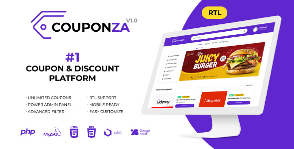 Couponza- Ultimate Coupons & Discounts Platform