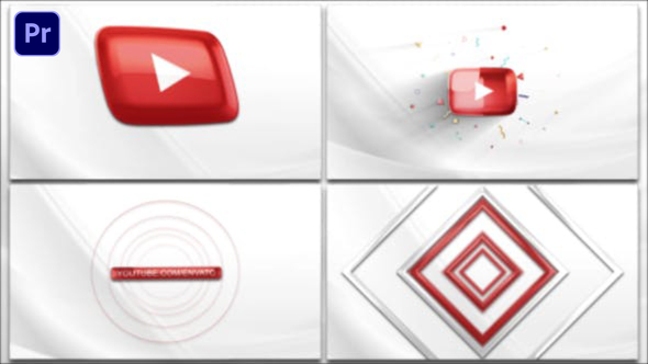 3D Youtube Logo Opener