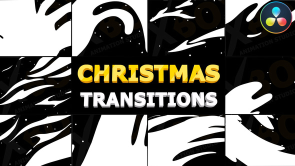 Christmas Winter Transitions | DaVinci Resolve