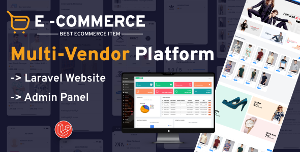 eCommerce – Multi vendor ecommerce Website with Admin panel