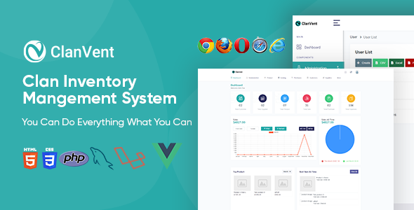 ClanVent – Inventory Management System