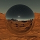 360 degree panorama of Mars sunset
