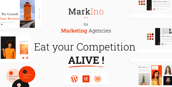 Markino - Marketing Agency Creative WordPress Theme