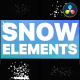 Christmas Snow Elements | DaVinci Resolve - VideoHive Item for Sale