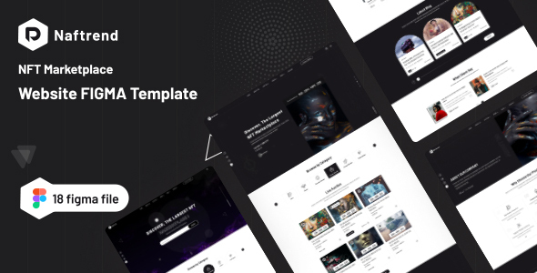 Naftrend - NFT Marketplace Figma Template