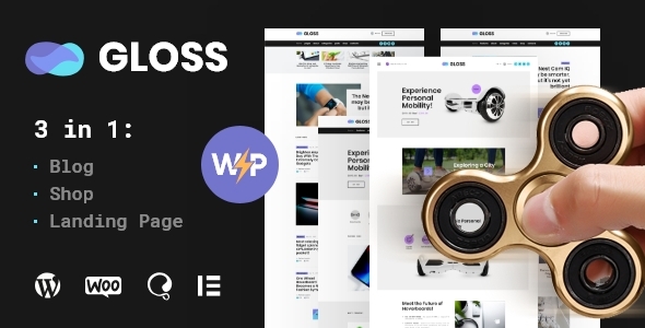 Gloss | Viral News Magazine WordPress Blog Theme + Shop