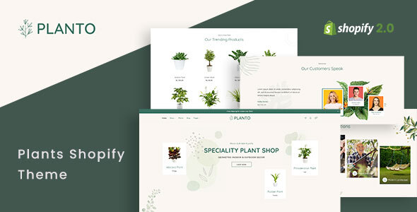 Planto - Shopify Gardening Shop