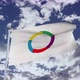 The Organisation Internationale De La Francophonie Flag With Sky 4k - VideoHive Item for Sale