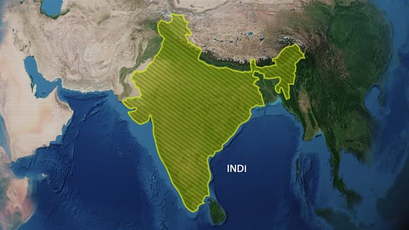 Geolocation of the City of Surat on the Map