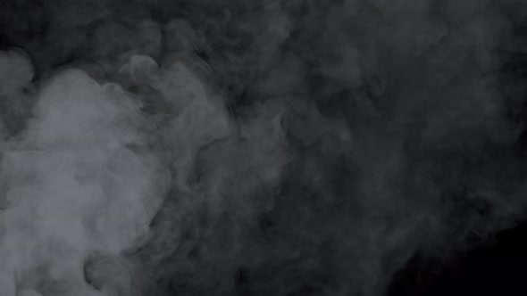 Smoke Background On Black
