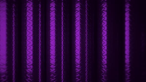 Rolling 3d Pattern Tubes Purple