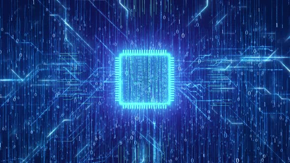 Computer Cpu Chip Processor Technology Background alt