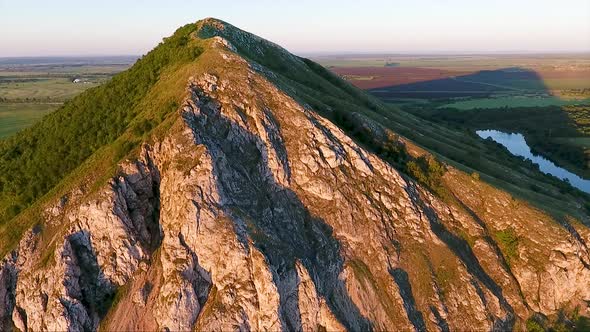 Single hill in the Republic of Bashkortostan, Russia. alt