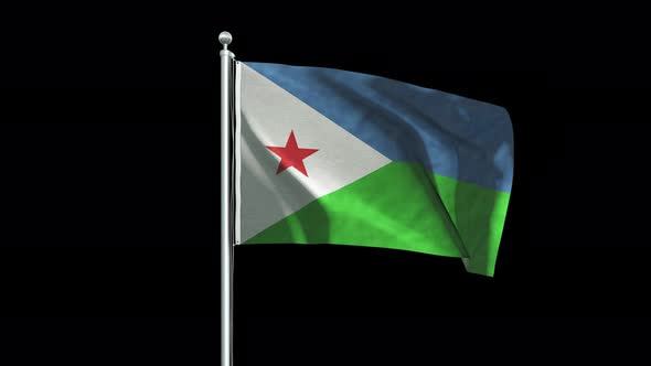 Djibouti Flag Big