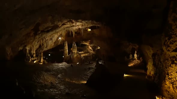 Inside Lipa Cave Near Cetinje