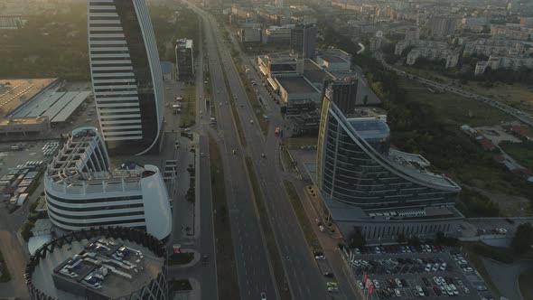 Moder Architecture Building in the Capital of Bulgaria alt