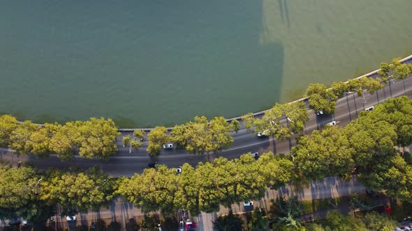 Traffic On The Riverside Highway alt