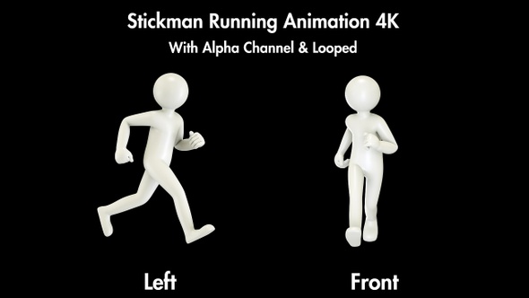 Stickman Running 4K by thunpax | VideoHive