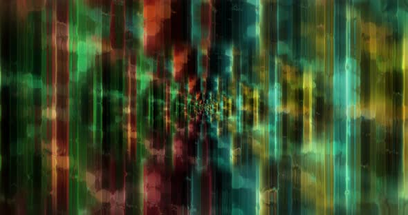 Abstract tunnel background animation