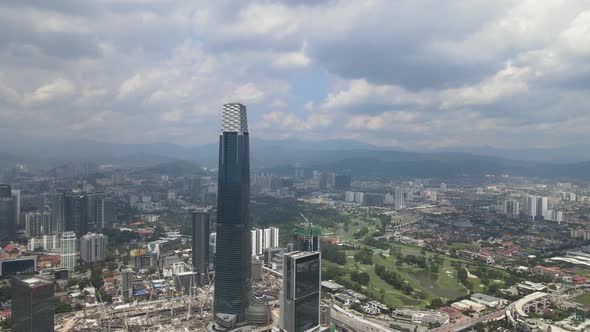 View of one of the landmarks in Kuala Lumpur