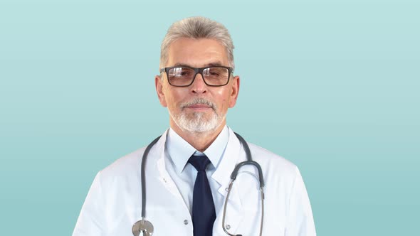 An Adult Doctor Shows a Gesture Okay with Hand alt