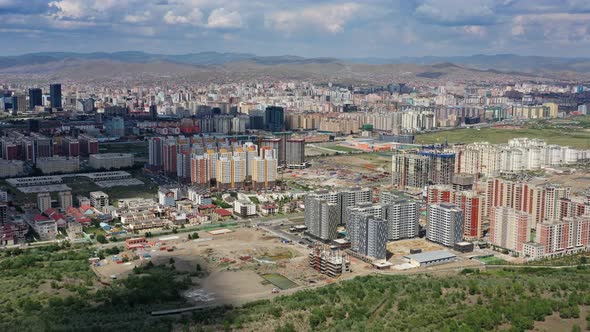 Aerial View of Ulaanbaatar Mongolia, Stock Footage | VideoHive