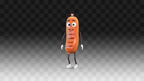 Sausage Stands And Greets With One Hand alt