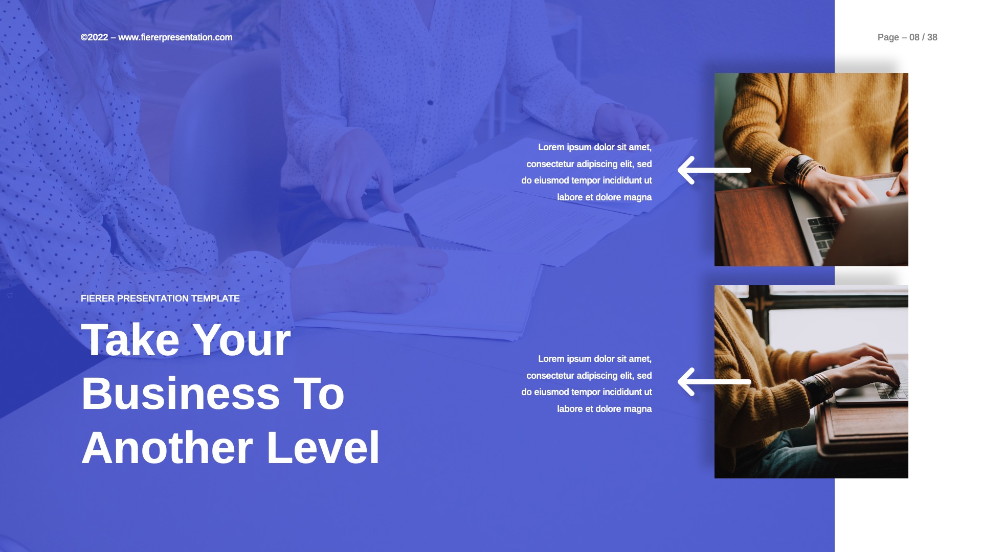 Fierer - Multipurpose Business PowerPoint Template, Presentation Templates