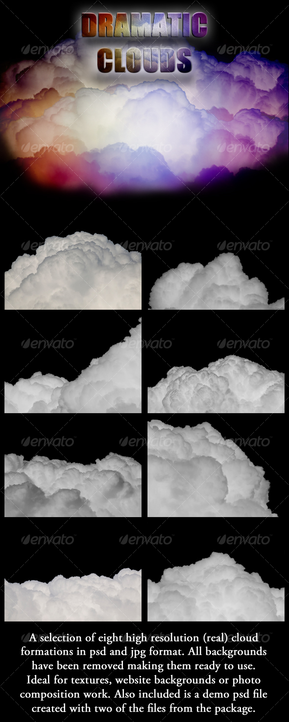 Dramatic Cloud Formations - Nature Textures