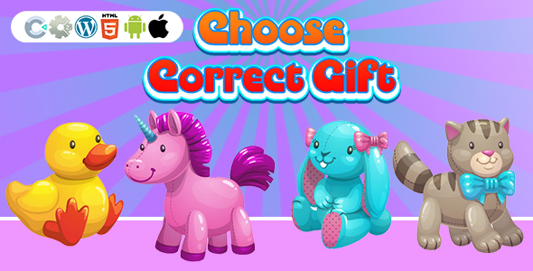 Choose Correct Gift Game (Construct 3 | Construct 2 | C3P | CAPX | HTML5) Christmas Game