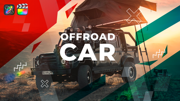 Offroad Car Slideshow | Apple Motion & FCPX
