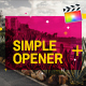 Simple Opener | For Final Cut &amp; Apple Motion - VideoHive Item for Sale